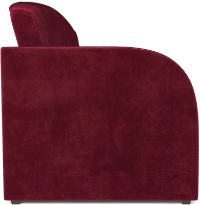 Диван Mebel-Ars Малютка (бархат красный Star Velvet 3 Dark Red)