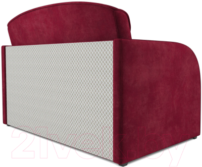 Диван Mebel-Ars Малютка (бархат красный Star Velvet 3 Dark Red)