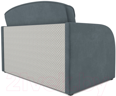 Диван Mebel-Ars Малютка (велюр серо-синий HB-178 26)