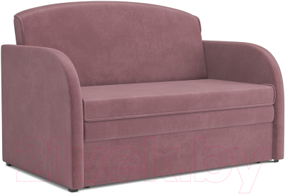 Диван Mebel-Ars Малютка (велюр пудра НВ-178 18) - фото