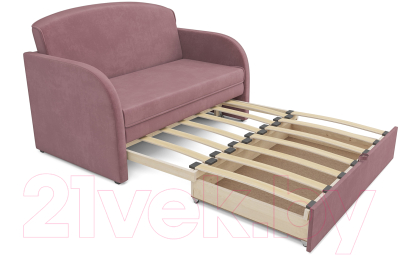 Диван Mebel-Ars Малютка (велюр пудра НВ-178 18)