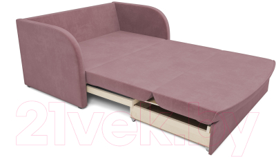 Диван Mebel-Ars Малютка (велюр пудра НВ-178 18)