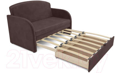 Диван Mebel-Ars Малютка (велюр молочный шоколад НВ-178 13)