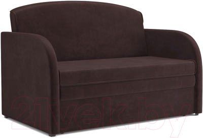 Диван Mebel-Ars Малютка (велюр шоколад HB-178 16) - фото