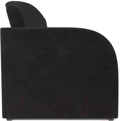 Диван Mebel-Ars Малютка (велюр черный НВ-178 17)