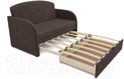 Диван Mebel-Ars Малютка (кордрой коричневый)