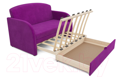 Диван Mebel-Ars Малютка (фиолетовый)