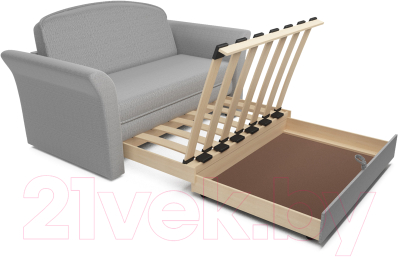 Диван Mebel-Ars Малютка №2 (рогожка серый)