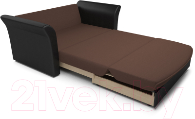 Диван Mebel-Ars Малютка №2 (рогожка шоколад)