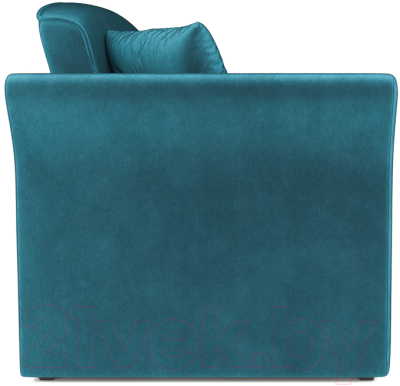 Диван Mebel-Ars Малютка №2 (бархат сине-зеленый Star Velvet 43 Black Green)