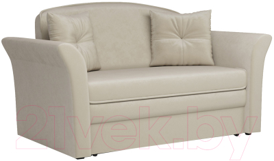 Диван Mebel-Ars Малютка №2 (бархат бежевый Star Velvet 6 Light Beige) - фото