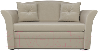 Диван Mebel-Ars Малютка №2 (бархат бежевый Star Velvet 6 Light Beige)