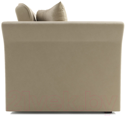 Диван Mebel-Ars Малютка №2 (бархат бежевый Star Velvet 6 Light Beige)