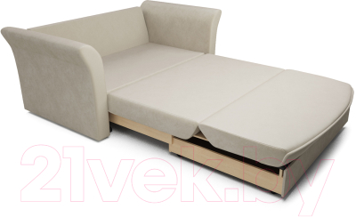 Диван Mebel-Ars Малютка №2 (бархат бежевый Star Velvet 6 Light Beige)