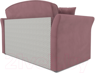 Диван Mebel-Ars Малютка №2 (велюр пудра НВ-178 18)