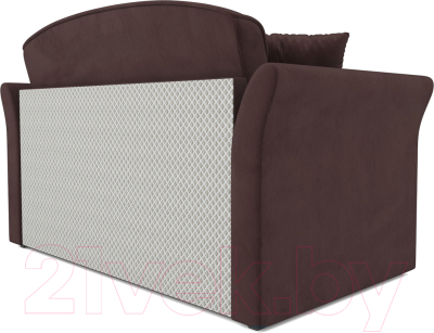 Диван Mebel-Ars Малютка №2 (велюр шоколад HB-178 16)