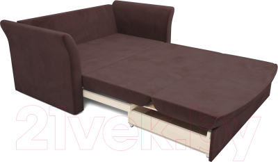 Диван Mebel-Ars Малютка №2 (велюр шоколад HB-178 16)
