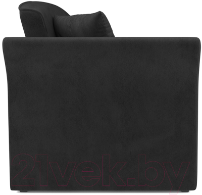 Диван Mebel-Ars Малютка №2 (велюр черный НВ-178 17)