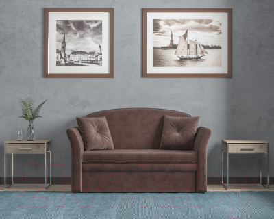 Диван Mebel-Ars Малютка №2 (кордрой коричневый)