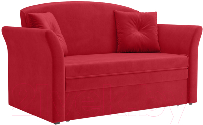 Диван Mebel-Ars Малютка №2 (кордрой красный) - фото