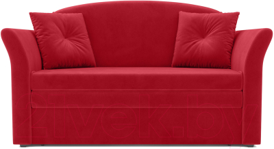 Диван Mebel-Ars Малютка №2 (кордрой красный)