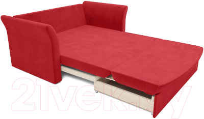 Диван Mebel-Ars Малютка №2 (кордрой красный)