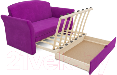 Диван Mebel-Ars Малютка №2 (фиолетовый)