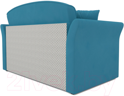 Диван Mebel-Ars Малютка №2 (рогожка синий)