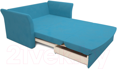 Диван Mebel-Ars Малютка №2 (рогожка синий)