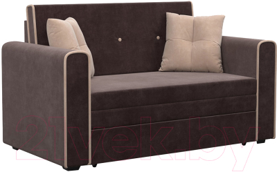 Диван Mebel-Ars Санта (кордрой коричневый) - фото