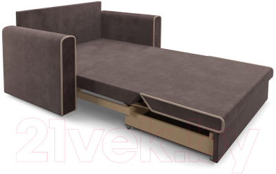 Диван Mebel-Ars Санта (кордрой коричневый)
