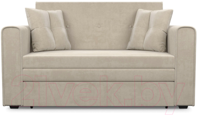 Диван Mebel-Ars Санта (бархат бежевый Star Velvet 6 Light Beige)