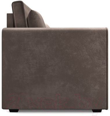 Диван Mebel-Ars Санта (бархат серо-шоколадный Star Velvet 60 Cofee)