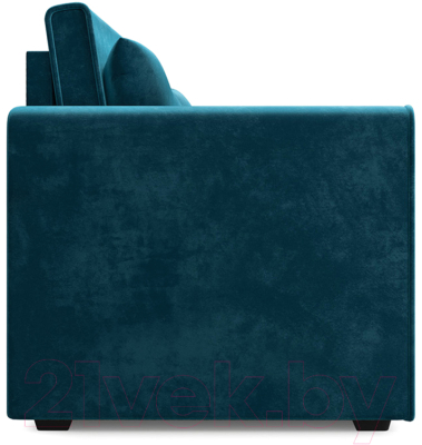 Диван Mebel-Ars Санта (бархат сине-зеленый Star Velvet 43 Black Green)