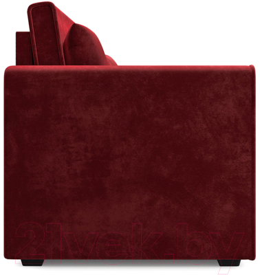 Диван Mebel-Ars Санта (бархат красный Star Velvet 3 Dark Red)