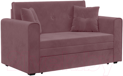 Диван Mebel-Ars Санта (велюр пудра НВ-178 18) - фото