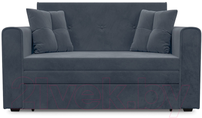Диван Mebel-Ars Санта (велюр серо-синий НВ-178 26)