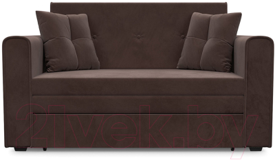 Диван Mebel-Ars Санта (велюр молочный шоколад НВ-178 13)