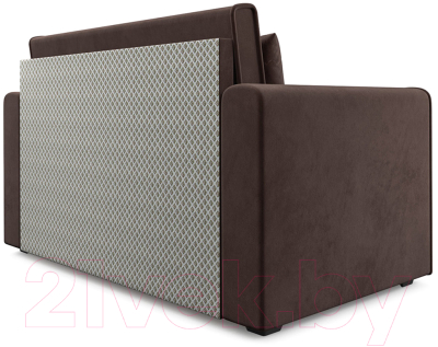 Диван Mebel-Ars Санта (велюр молочный шоколад НВ-178 13)