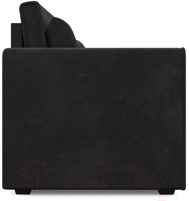 Диван Mebel-Ars Санта (велюр черный НВ-178 17)