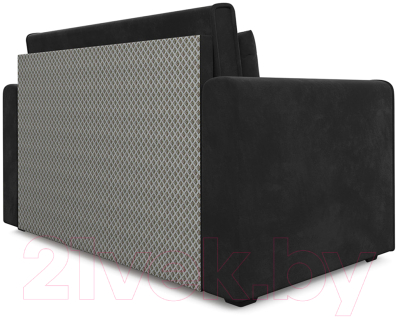 Диван Mebel-Ars Санта (велюр черный НВ-178 17)