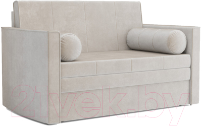 Диван Mebel-Ars Санта №2 (бархат бежевый Star Velvet 6 Light Beige) - фото