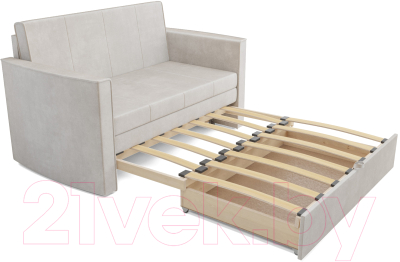 Диван Mebel-Ars Санта №2 (бархат бежевый Star Velvet 6 Light Beige)