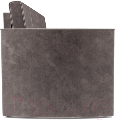 Диван Mebel-Ars Санта №2 (бархат серо-шоколадный Star Velvet 60 Cofee)