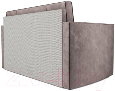 Диван Mebel-Ars Санта №2 (бархат серо-шоколадный Star Velvet 60 Cofee)