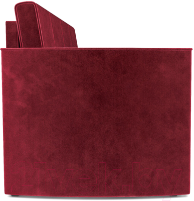 Диван Mebel-Ars Санта №2 (бархат красный Star Velvet 3 Dark Red)