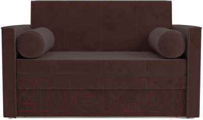 Диван Mebel-Ars Санта №2 (велюр шоколадный НВ-178 16)