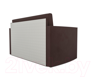 Диван Mebel-Ars Санта №2 (велюр шоколадный НВ-178 16)