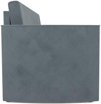 Диван Mebel-Ars Санта №2 (велюр серо-синий НВ-178 26)