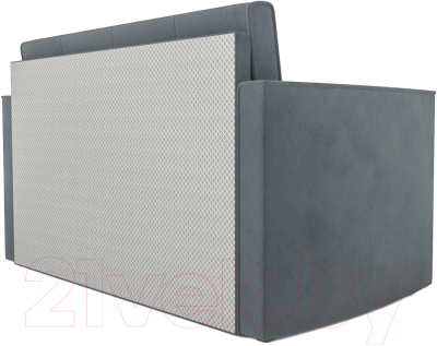 Диван Mebel-Ars Санта №2 (велюр серо-синий НВ-178 26)